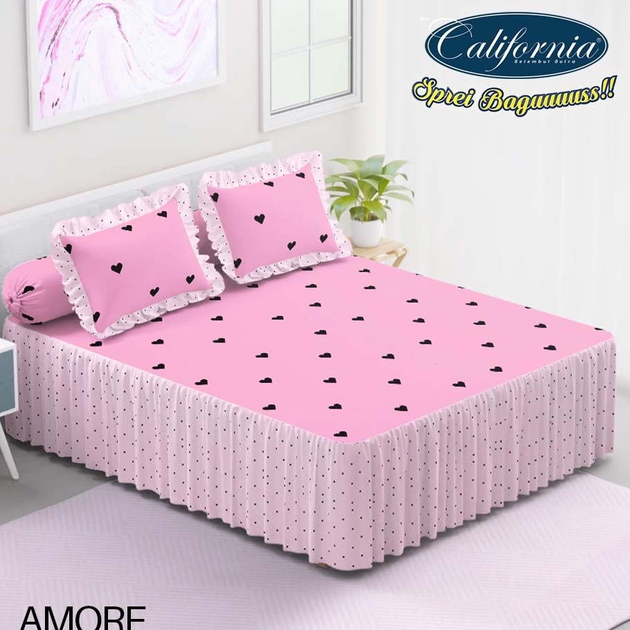 Jual 88 CALIFORNIA Sprei RUMBAI King 18x2 Terlaris Pilihan | Shopee ...