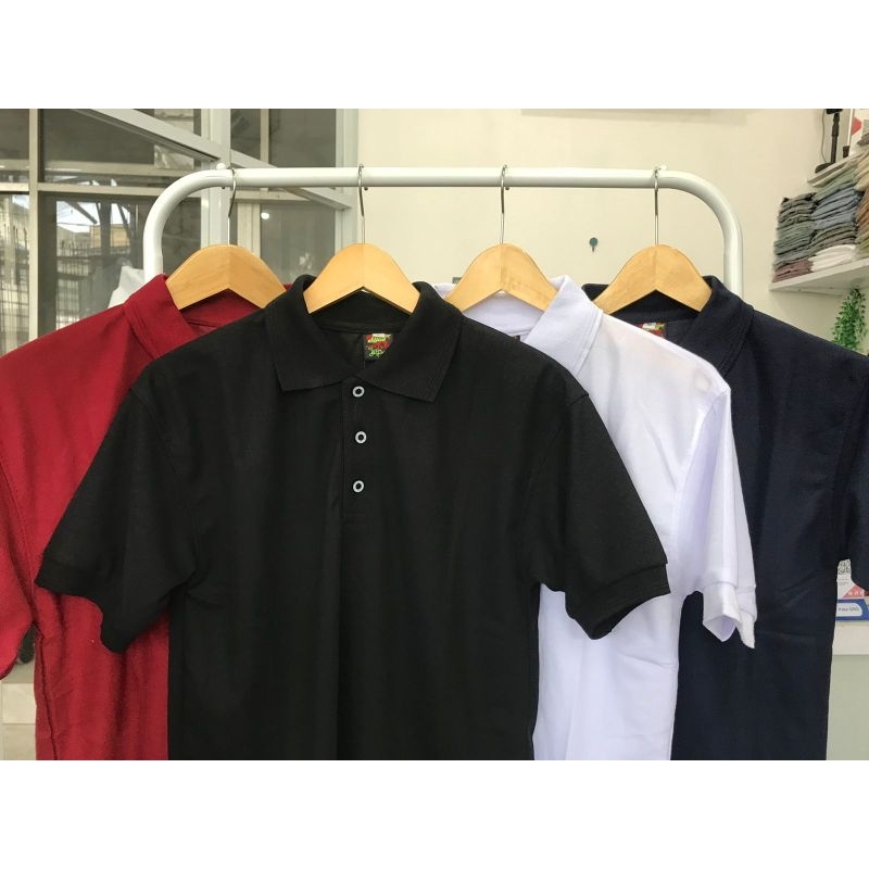 Jual Kaos Polo Polos Lacos Tebal / Kerah Polos Banjarmasin | Shopee