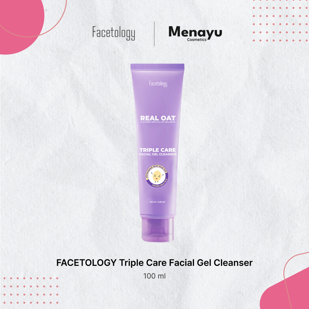 Jual Menayu - FACETOLOGY Triple Care Facial Gel Cleanser 100 ml ...