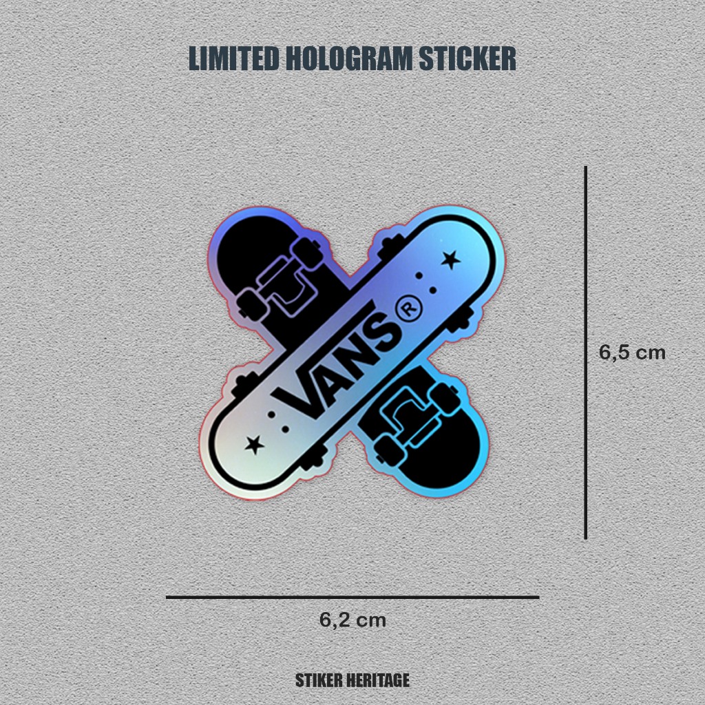 Jual Limited hologram Stiker stone island maternal vans | STIKER LAPTOP ...