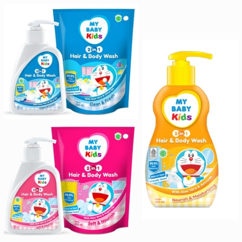 Jual My Baby Kids Hair & Body 2in1 - Mybaby Shampoo Sabun Mandi Anak ...