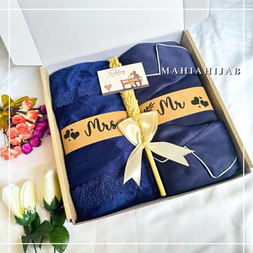 Hampers Wedding Baju Tidur Satin Couple Hadiah Pernikahan Setelan Piyama Pria Dan Lingerie