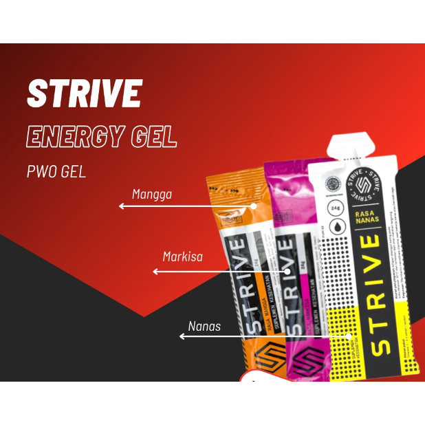 Jual Strive Gel Suplement Olahraga 24Gr | Shopee Indonesia