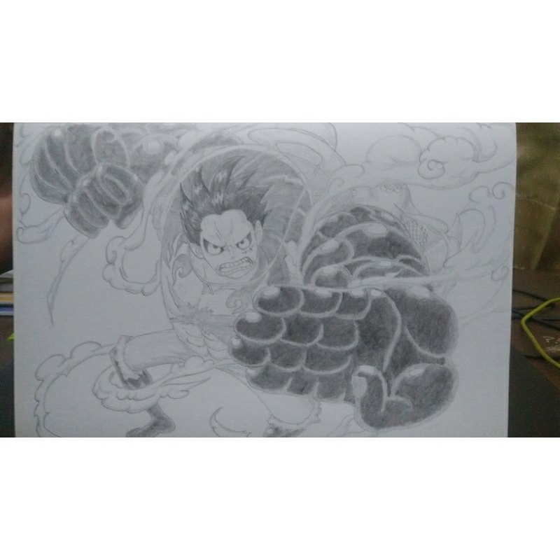 Jual Jasa Gambar Sketsa Anime (Custom) Hitam Putih | Shopee Indonesia