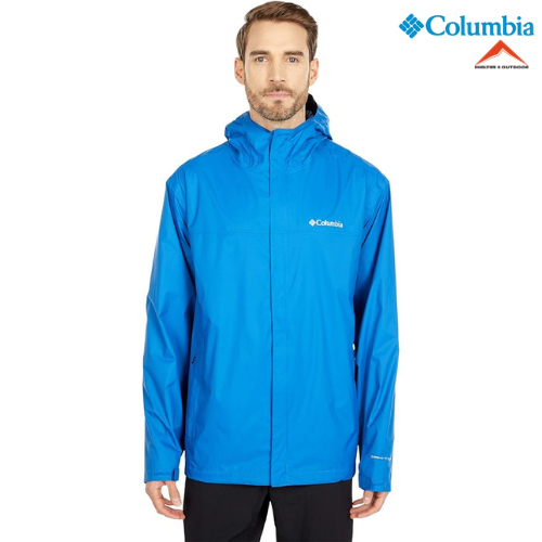 Jual Jaket Columbia Men s Watertight II Rain Jacket Hiking Original Blue Shopee Indonesia