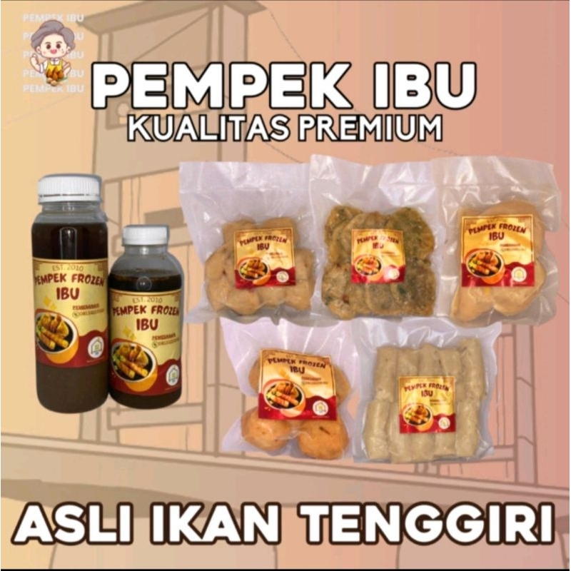 Jual [10 PCS] Pempek Frozen by Pempek Ibu - Pempek Lenjer | Shopee ...