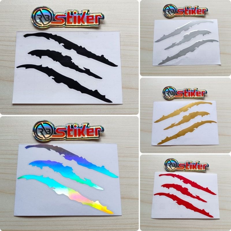 Jual Sticker cakar monster viral 12x8,5cm stiker cakar mobil motor ...