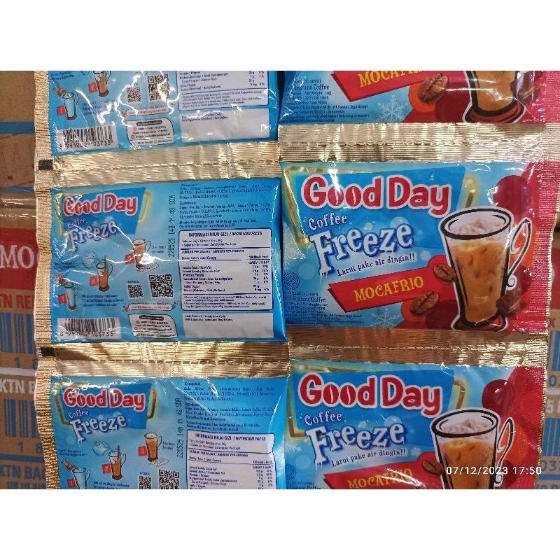 Jual Good Day Freeze Mocafrio 30gr Kopi Enak Shopee Indonesia