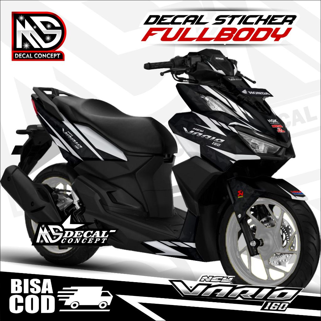 Jual Stiker Decal Vario Racing Fullbody Decal Vario New Stiker Honda Vario Decal