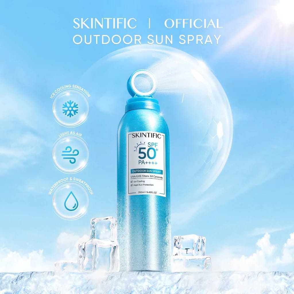 Jual SKINTIFIC Outdoor Sunscreen Spray SPF 50+ PA++++ l Skintific
