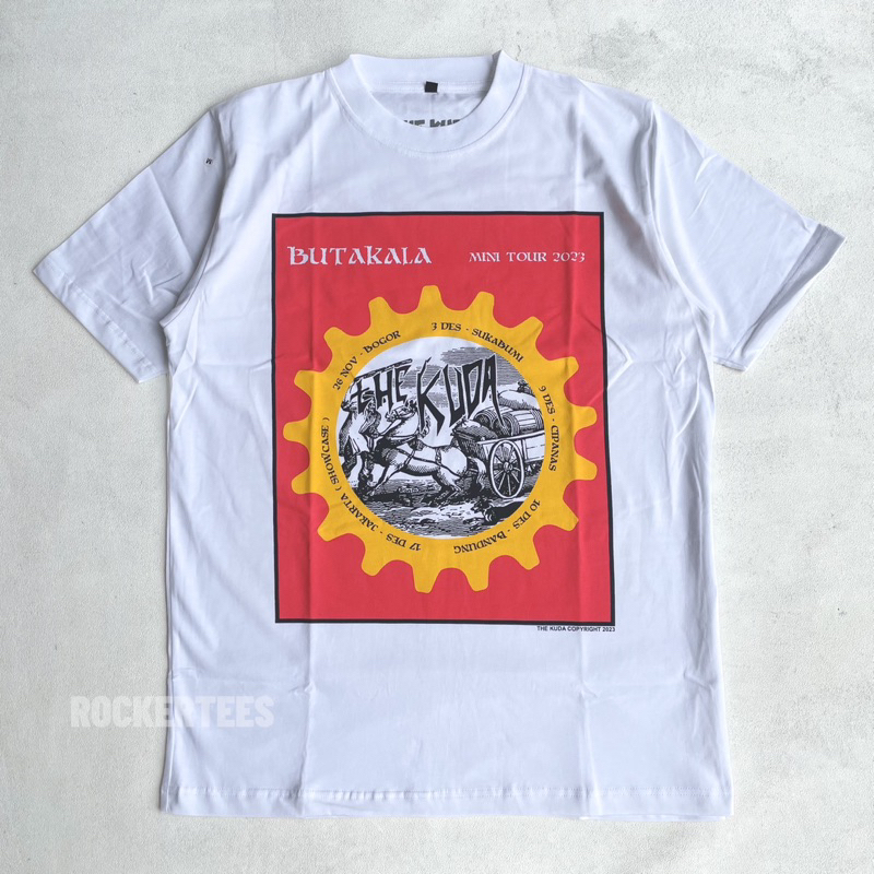 Jual THE KUDA - BUTAKALA MINI TOUR OFFICIAL MERCHANDISE (White ...