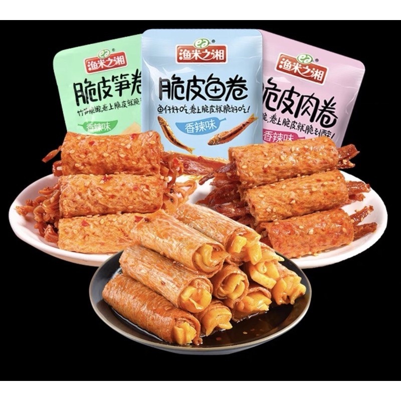 Jual kembang tahu gulung daging/ikan teri/ikan teri roll/bambo/chicken ...