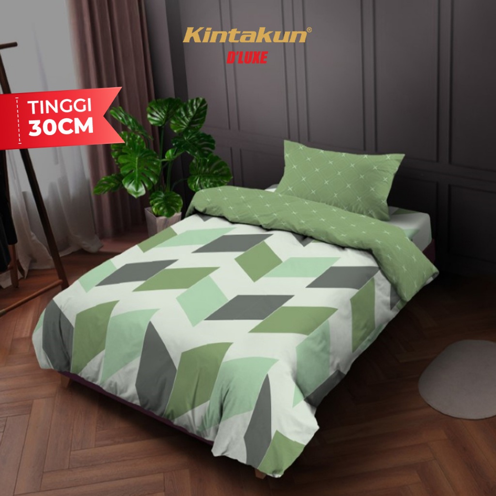 Jual Kintakun Bed Cover Set Fitted 120 Gista DLUXE Microfiber T30 ...