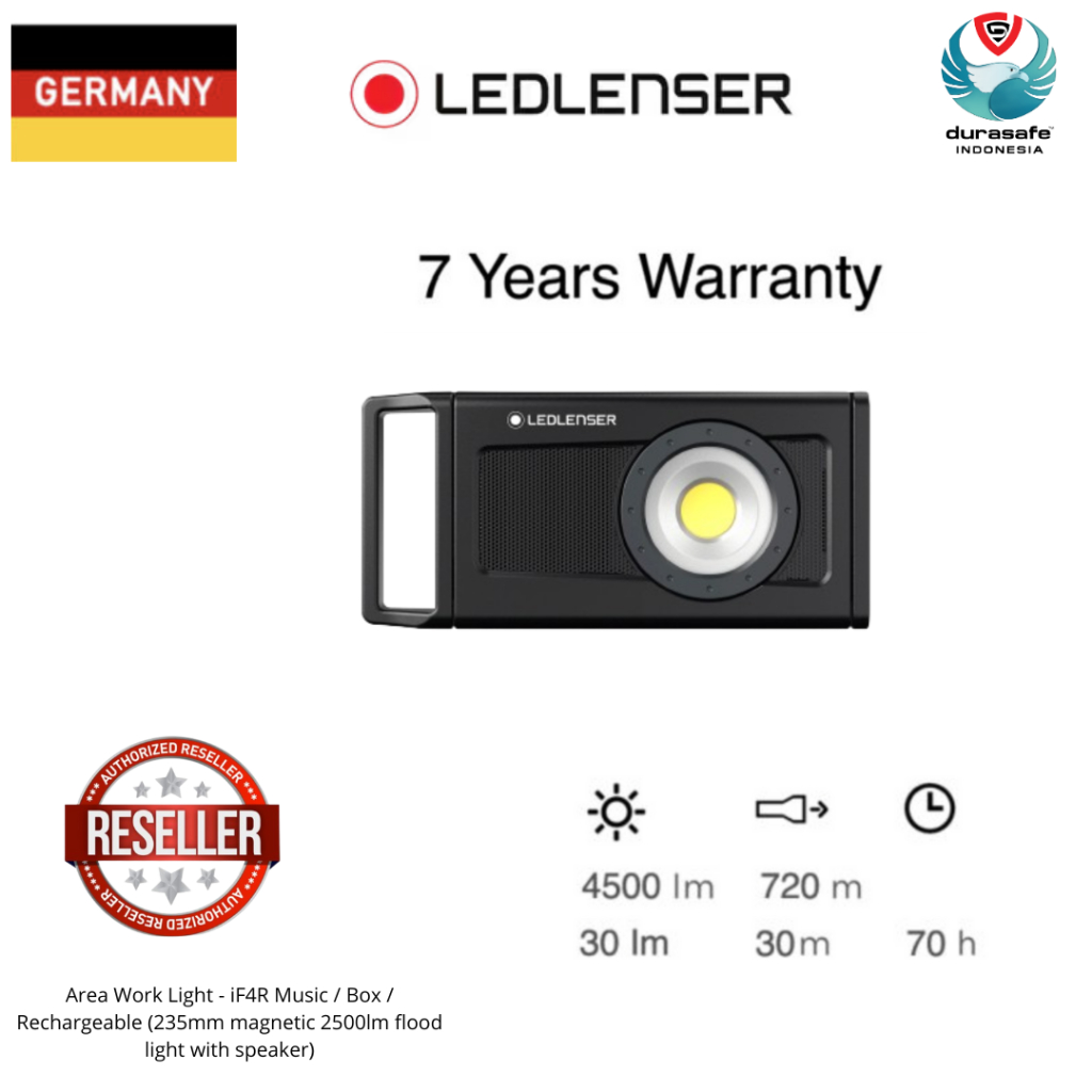 Projecteur de chantier Ledlenser iF4R Music 502172 - LED LENSER - Sans
