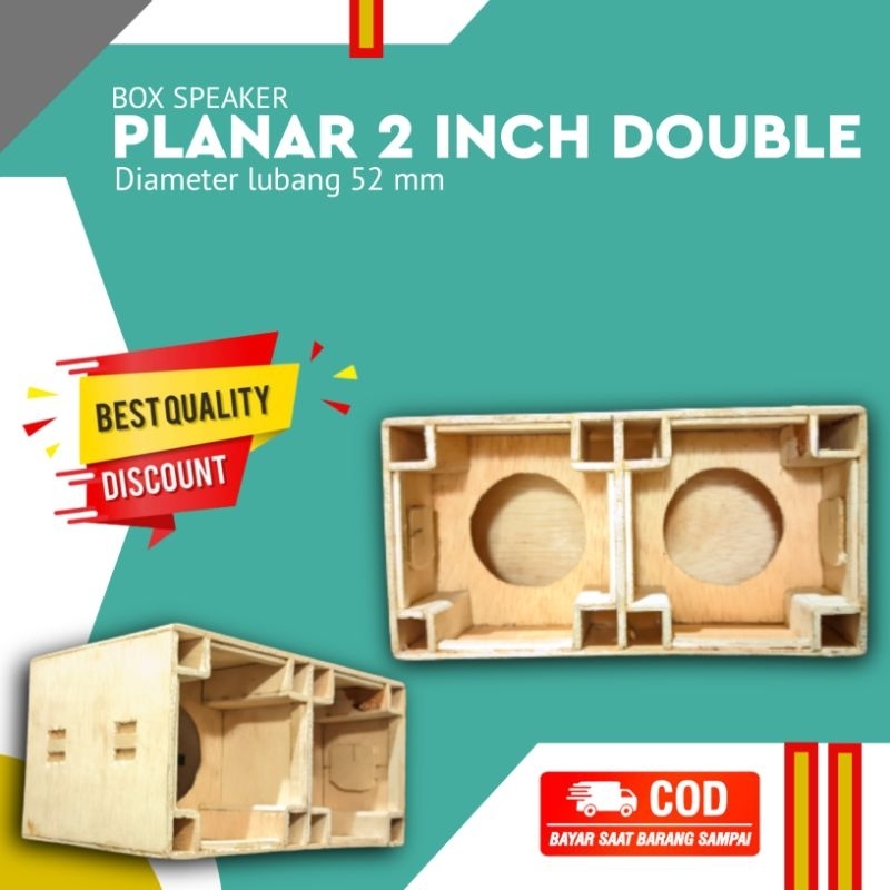 Jual Box Speaker Planar 2 Inch Dobel | Shopee Indonesia