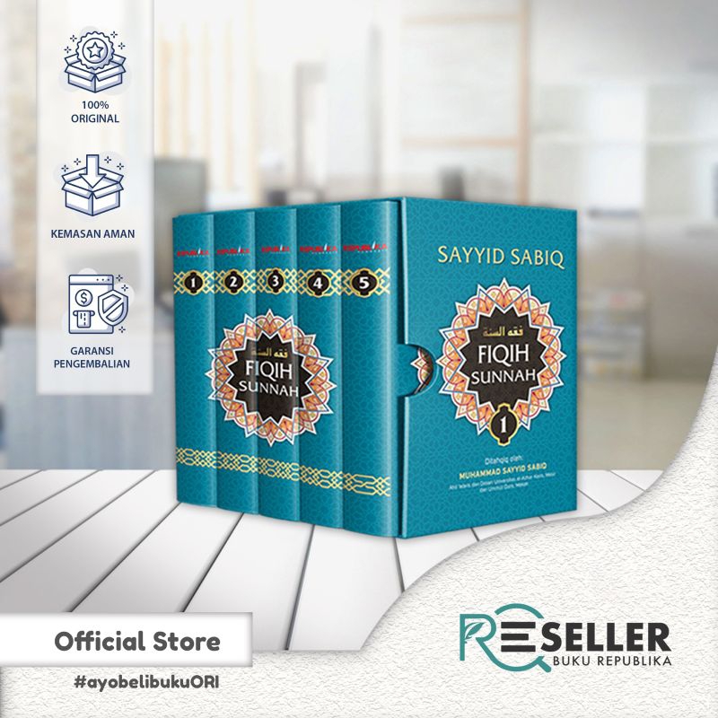 Jual 1 Set Lengkap Seri Fiqih Sunnah Sayyid Sabiq 5 Jilid Shopee