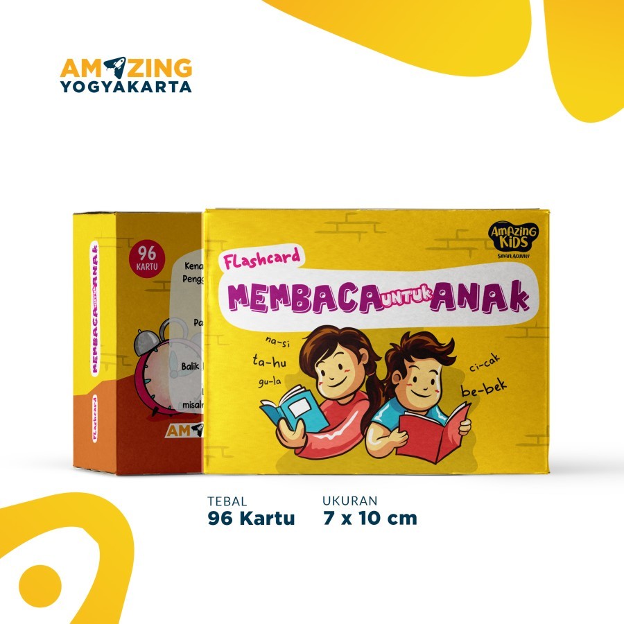 Jual FLASH CARD MEMBACA UNTUK ANAK AMAZING KIDS Shopee Indonesia