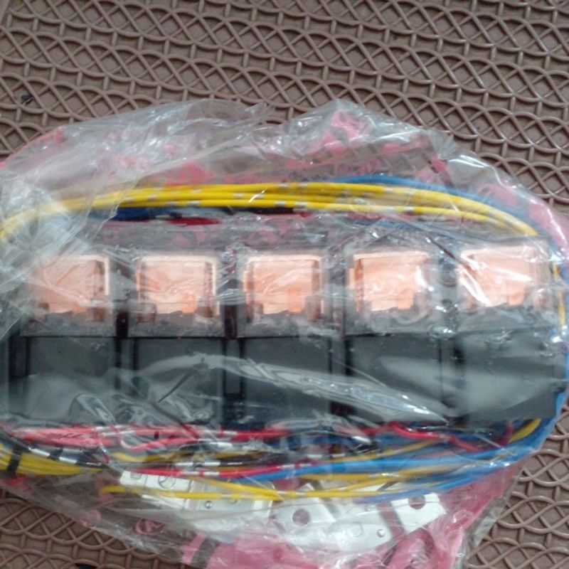 Jual Relay set 4 jalur multi fungsi lampu tembak sorot klakson kipas