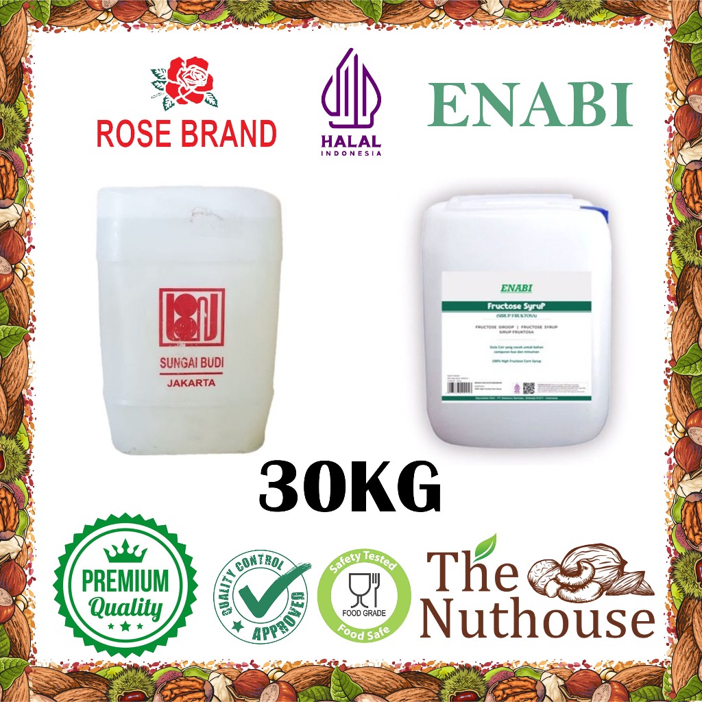 Jual 30kg Fructose Syrup / Sirup Gula Fruktosa 100% - ROSE BRAND ...