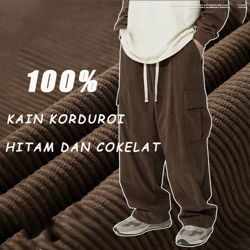 Jual celana corduroy pria jumbo m 5xl corduroy pants pria celana