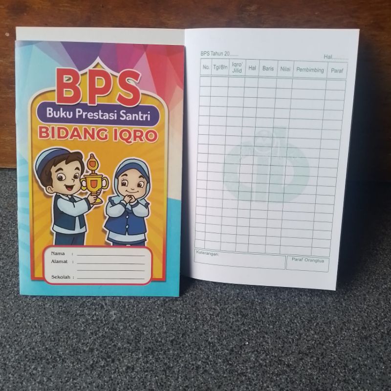 Jual TM | BPS IQRO | BUKU PRESTASI SANTRI BIDANG IQRO | BUKU HAFALAN ...