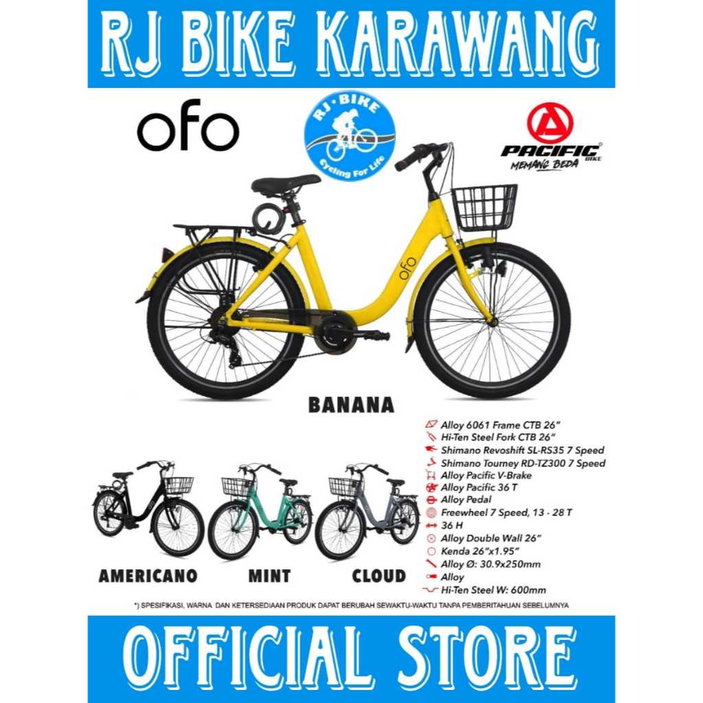 Sepeda city best sale bike ofo