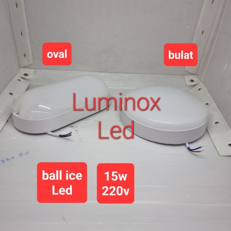 Jual lampu teras plafon garasi led 15w 15 watt dinding ball ice led ...