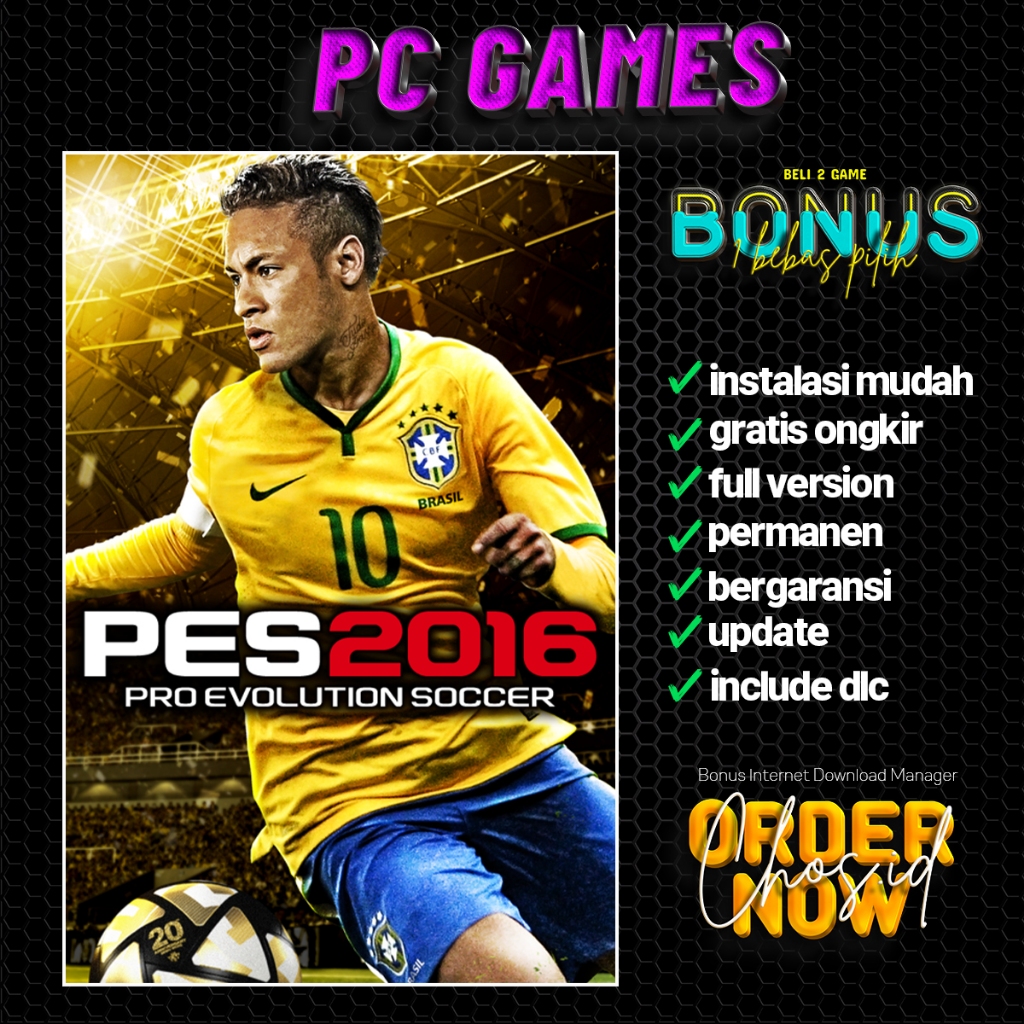 Jual PES 2016 | Game PC - Laptop | Shopee Indonesia