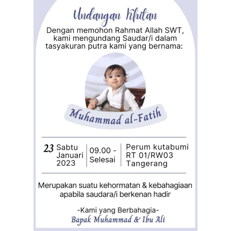 Jual 110 undangan khitanan mini kopi/tasyakuran khitan | Shopee Indonesia