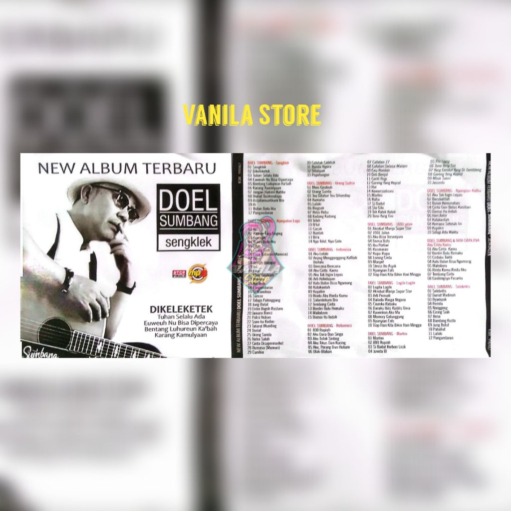 Jual Kaset Musik Audio MP3 New Album terbaru Doel Sumbang || Lagu Pop