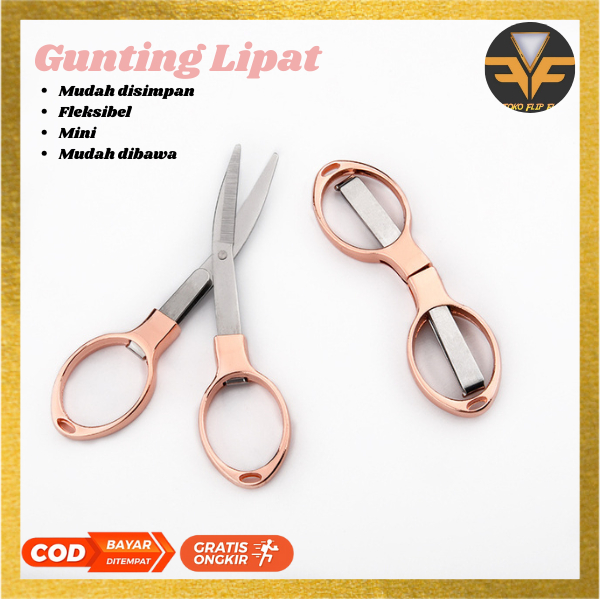 Jual Gunting Lipat Bentuk Kacamata Gunting Mini / Gunting Lipat ...