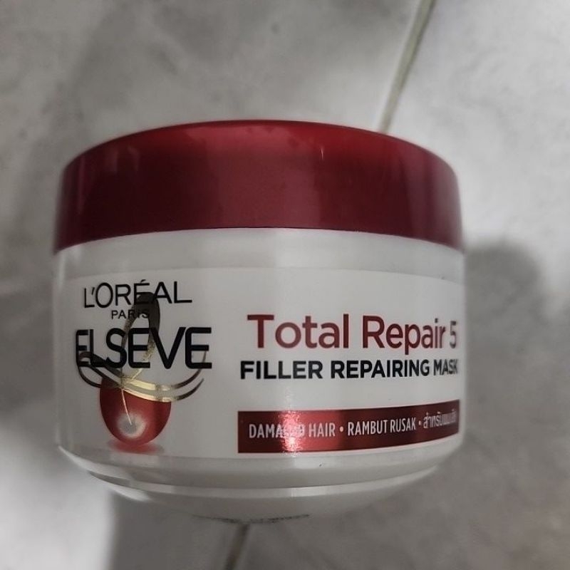 Jual Loreal Elseve Total repair 5 hair mask 200ml | Shopee Indonesia