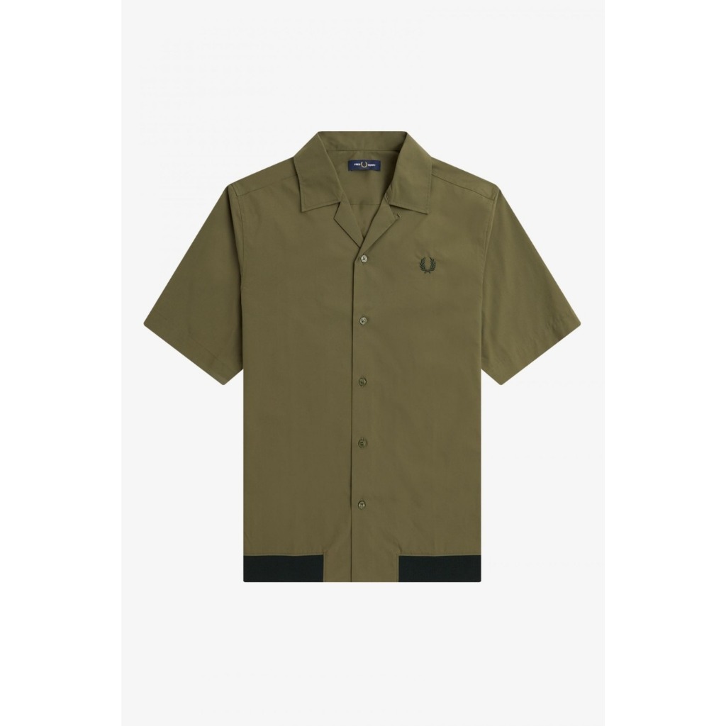 Jual Fred Perry Ribbed Hem Revere Collar Shirt (M5705-Q55) Original ...