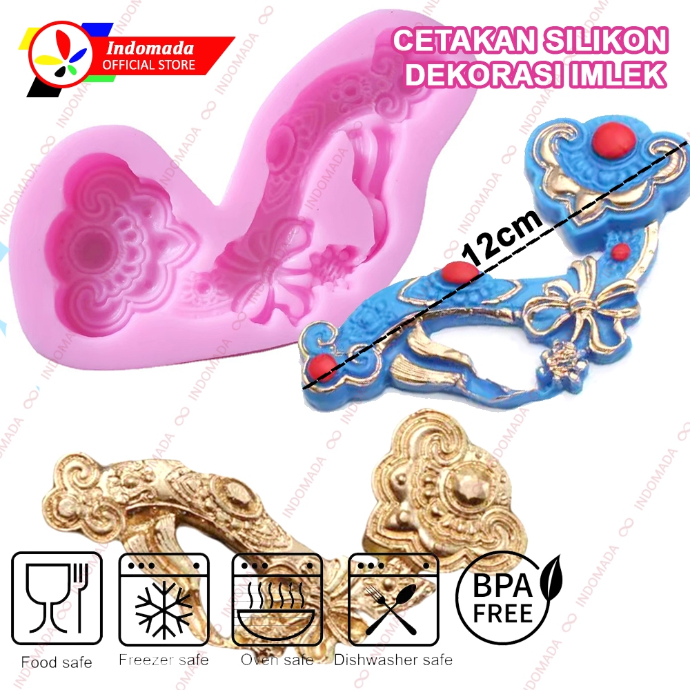 Jual Indomada Cetakan Fondant Silikon Dekorasi Kue Cina Imlek Tahun ...