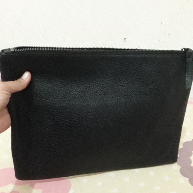 Jual Tas Pouch/Clutch Hitam Kulas (Kulit Asli) | Shopee Indonesia