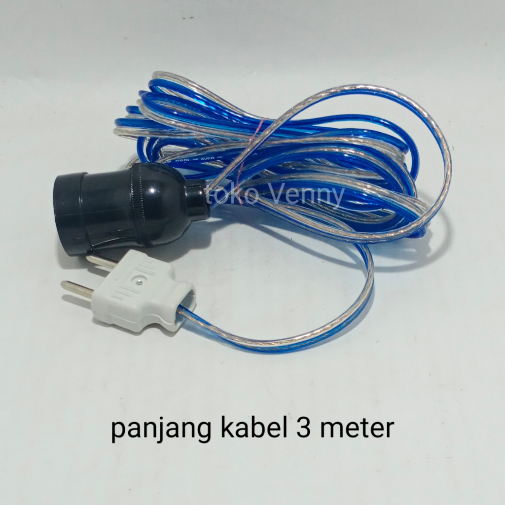 Jual Fiting Gantung+Kabel 2X30 Panjang Kabel 3 Meter 5 Meter 10 Meter ...