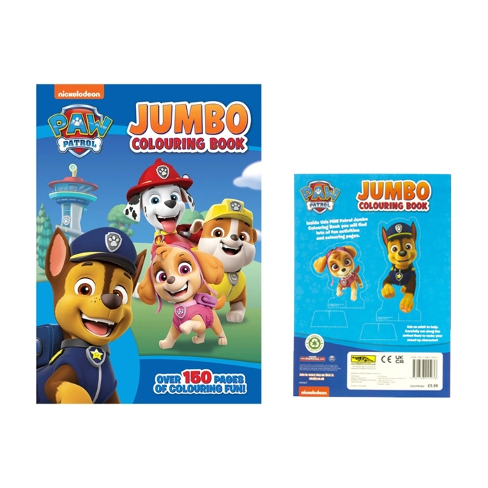 Jual PAW Patrol Jumbo Colouring Book 150 pages | Shopee Indonesia
