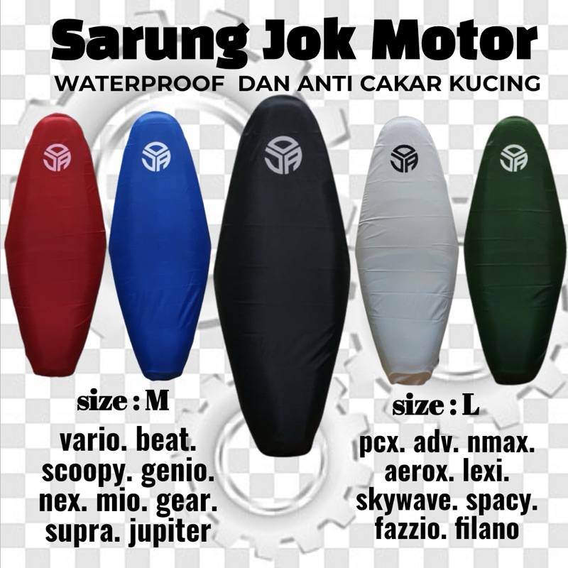 Jual sarung jok motor anti cakar kucing untuk semua motor matic dan ...