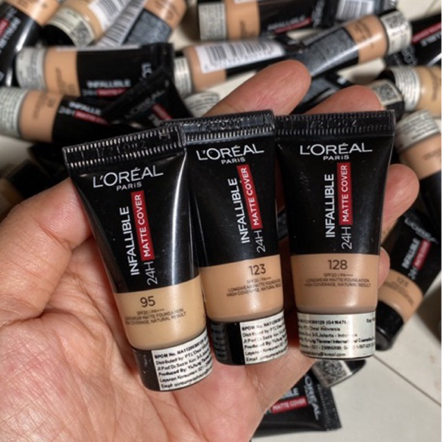 Jual Loreal Paris Infallible 24h Matte Cover Foundation 5ml Shopee Indonesia 2340