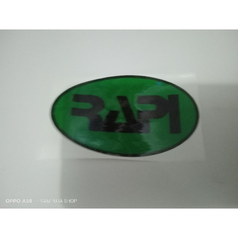 Jual sticker RAPI oval | Shopee Indonesia