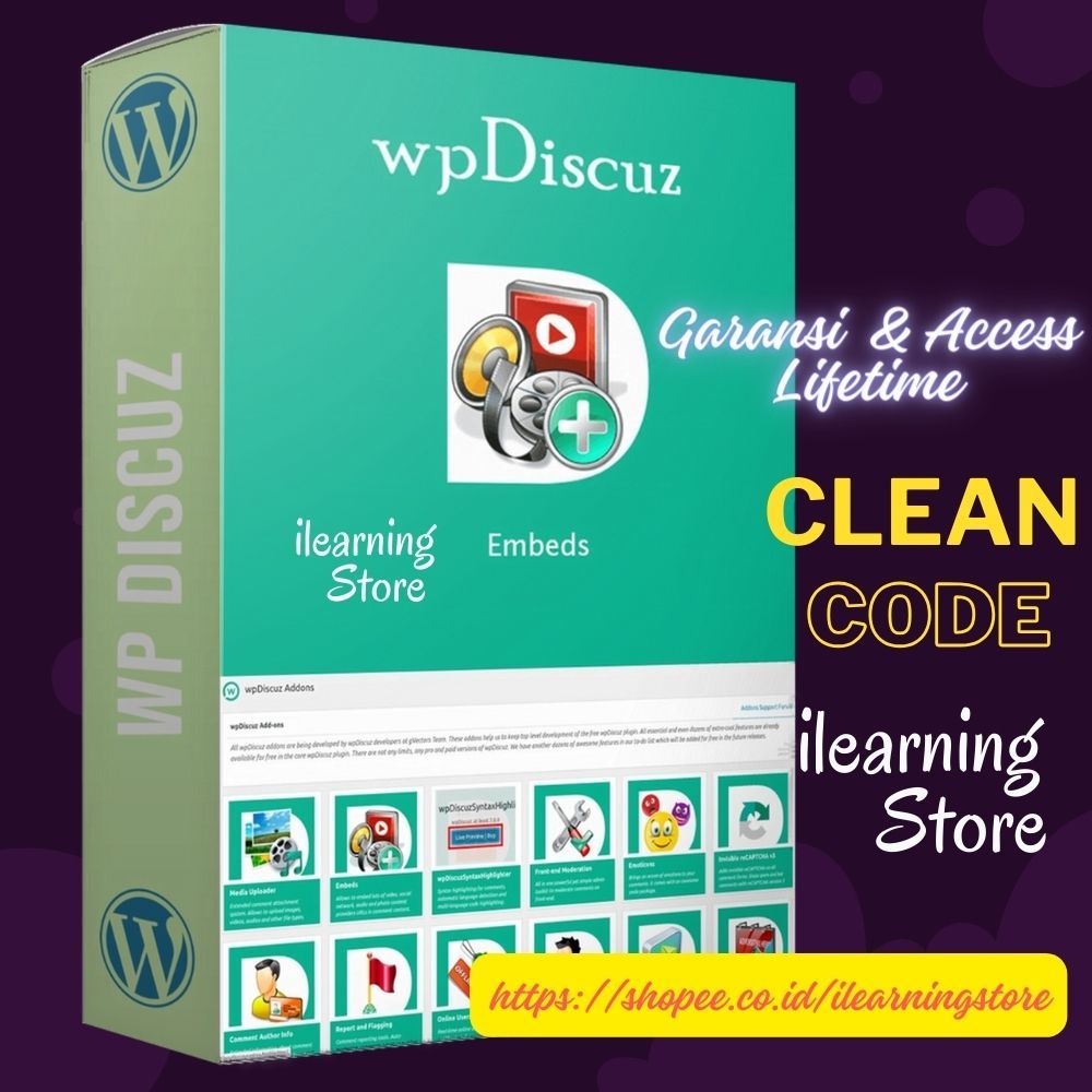 Jual [WP12] Wordpress Plugin WP Discuz Premium (Bundling 18 Plugin ...