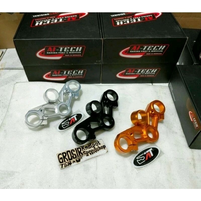 Jual Segitiga Atas triple Clamp Aitech ORIGINAL As 33 Warna PLUS Raiser ...