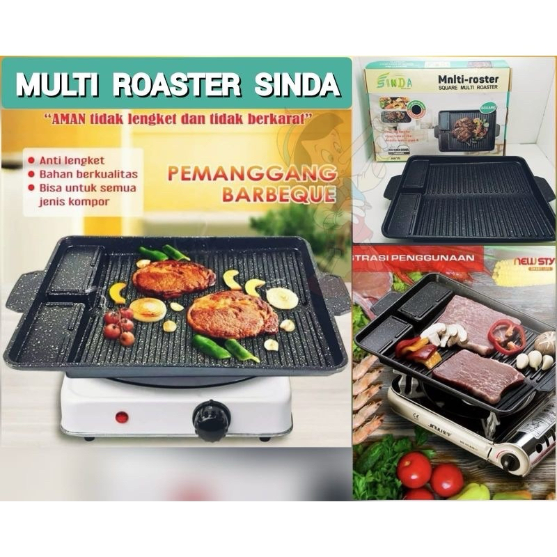 Jual Multi Bbq Grill Pan Yakiniku Original Alat Bakaran Anti Lengket