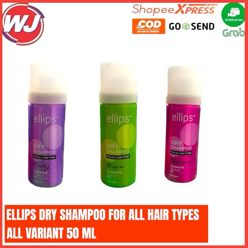 Jual ELLIPS DRY SHAMPOO FOR ALL HAIR TYPES ALL FARIANT | Shopee Indonesia