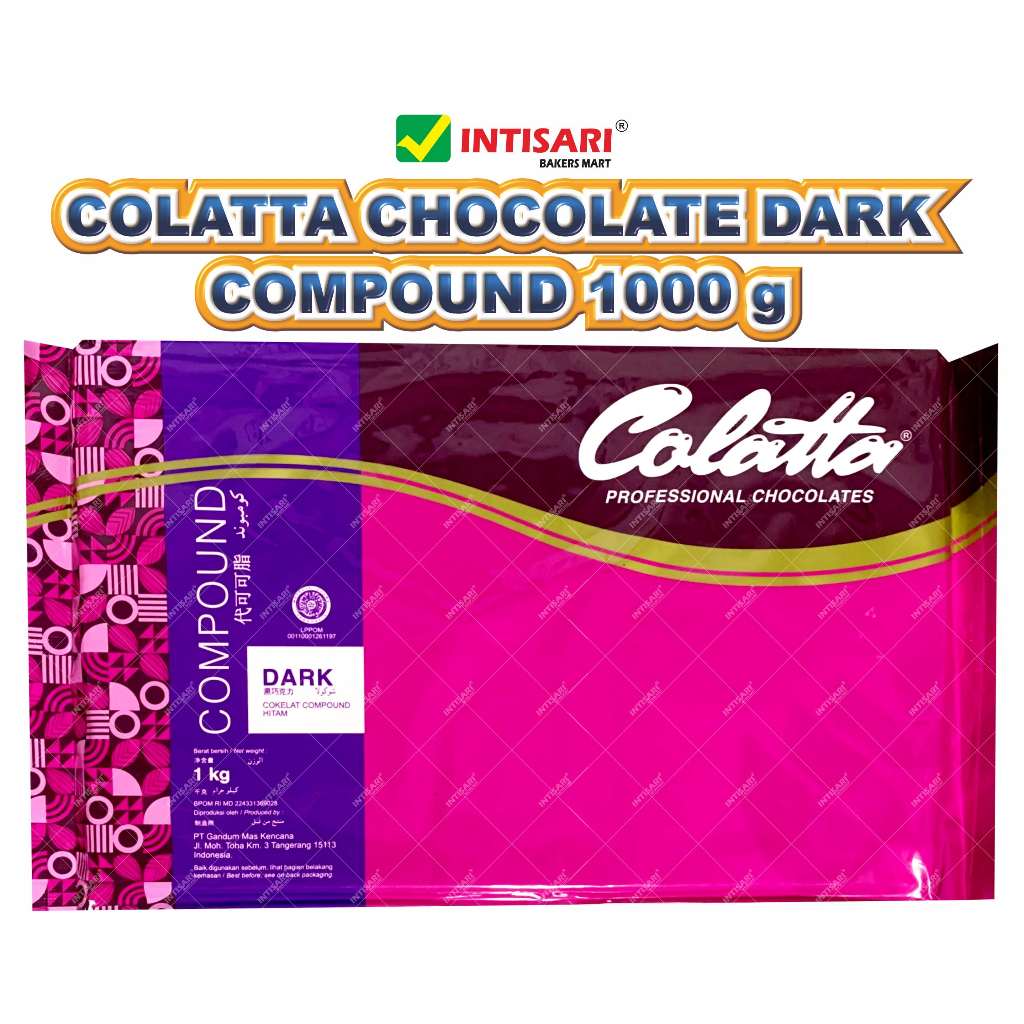 Jual COLATTA CHOCOLATE DARK COMPOUND 1000 G | Shopee Indonesia