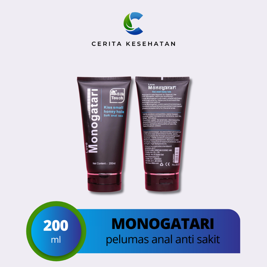 Jual Monogatari Lubricant Gel Original Pelumas Anal Sex Pria Wanita