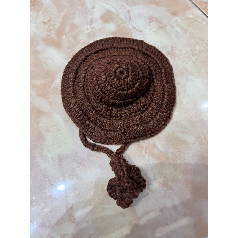 Jual PART 1 TOPI RAJUT KUCING kalung kucing rajut topi hewan kucing ...