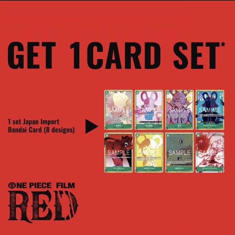 Jual One Piece Film: Red (REMASTERED) x Cinepolis Official Card Set ...