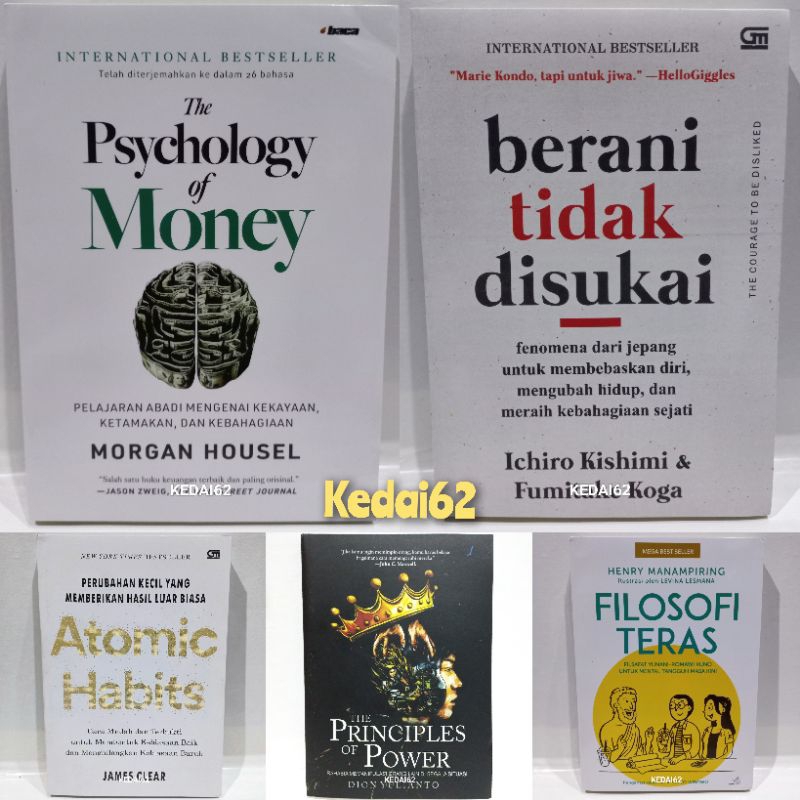 Jual Paket Isi 5 Buku Motivasi The Principles Of Power Berani Tidak