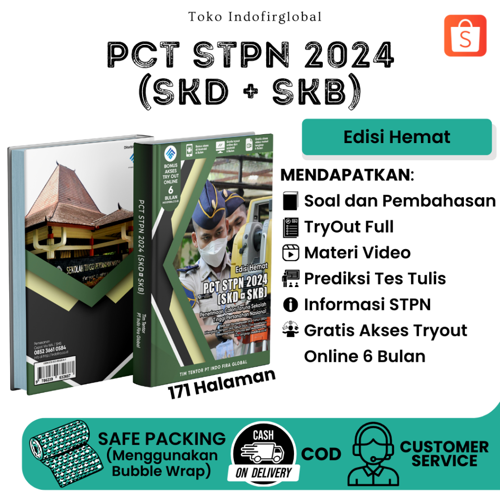 Jual Buku Terbaru PCT STPN 2024 [SKD + SKB] (Edisi Hemat + Gratis Akses ...